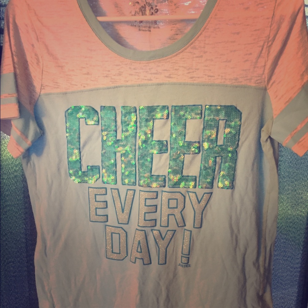 Justice cheer shirt
